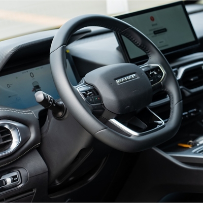 400-600 km di autonomia Batteria pura Geely RD6 Energy Pickup Truck con e 3120 mm di passo