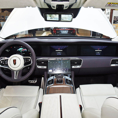 690Km di autonomia Hongqi E-Hs9 2022 Qiyue 7 posti Auto Velocità massima 200km/h Veicolo energetico